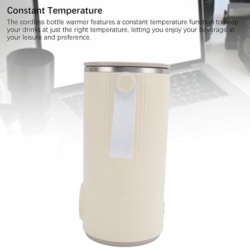 Cordless Portable Bottle Warmer - Constant Temperature for Travel