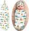 Osvbs Fishing Baby Stuff Swaddle Blankets Beanie Hat Sets, Soft and Stretchy Newborn