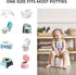 WOMUMON 30 Counts, Disposable Potty Liners with Absorbent Pads Leak-Proof Travel Toilet Bags for Toddlers, Fit OXO Tot