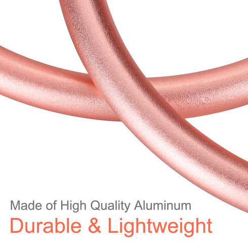 Accmor 3 inch, Aluminium Baby Sling Ring Soft Wrap Carrier Rings Accessory for Infants Toddlers Newborn Kids, Rose Gold