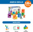 Learning Resources Peekaboo Learning Jungle Toddler, 10 Pieces, Educational Toys for Baby Fine Motor Skills