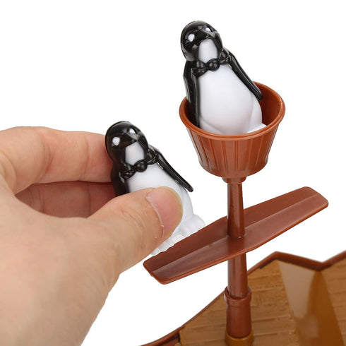 Desktop Pirate Boat Balance Game - Interactive ABS Toy Set for Kids Over 3 Years, 2 or More Players