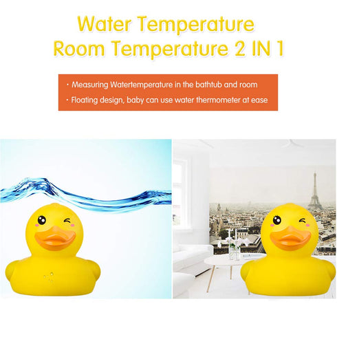 b&h Baby Thermometer, Infant Floating Toy Safety Temperature Thermometer (Winking Duck)