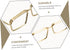 10 Pcs Classic Round Glasses Frame for Dolls, Steel Golden Metal Doll Toy Accessories