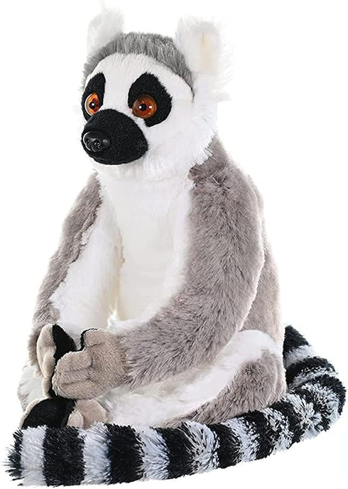 Wild Republic Cuddlekins Ring Tailed Lemur Plush, Stuffed Animal, 12 Inches, Gifts for Kids, Plush Toy