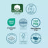 Generic 1, 70 Count, 7-12 lbs (Pack 1) Kudos Chlorine Free Cotton - Lined Premium Diapers - Size