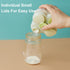 Formula Dispenser No-Spill with Four Compartment, Infant Milk Powder Dispenser Portable On The Go, Kids Snack Formula
