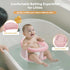 BORRAV 6 360 Baby Bath Seat for Babies Months & Up - Protection Baby Bath Chair with Temperature Alert & Cushion |