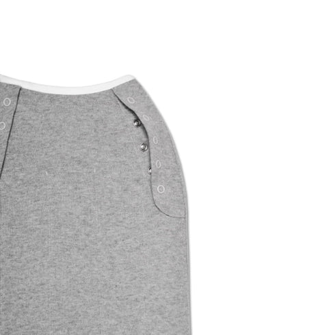 Nanit Swaddle Sleepwear in Heather Grey - Newborn Size