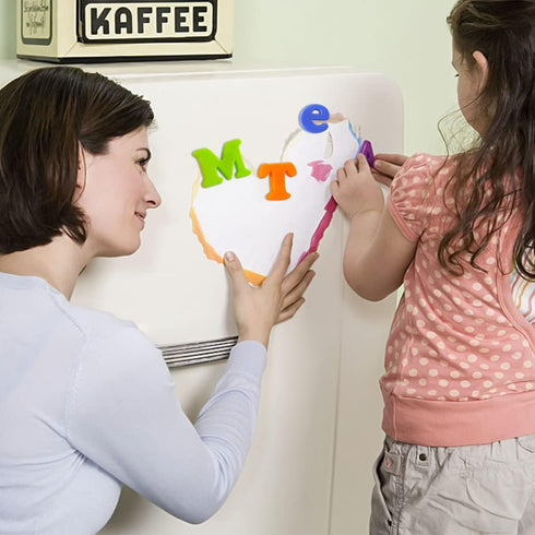 LovesTown 104PCS Magnetic Letters Numbers, Educational Toy Set for Preschool Learning, Fridge Magnets for Kids