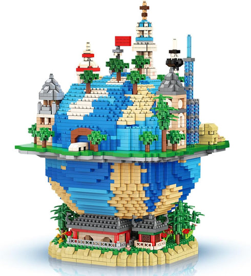 Architecture Global Village Micro Building Blocks Set, 5200 Pieces, Architecture Model Gift for Adults and Kids