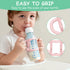 Aolso 2PCS Silicone Baby Bottle Handles, Bottle Handles for Dr Brown Narrow Bottles, Easy Grip Handles to Hold Baby