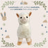 Bearington Alma Plush Stuffed Animal Llama, 10 inches