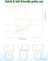 YOFAN 10pcs (10) Disposable Toilet Seat Covers, Flushable Travel Disposable Toilet Seat Covers for Adults Kids Potty