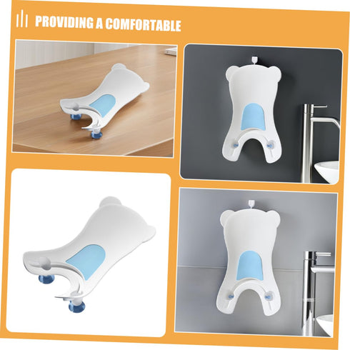SHOWERORO Butt Cleaning Tool Newborn Bathing Basin Portable Wash Ergonomic Bath Seat for Toddlers Wash Basin Safety