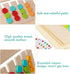 Montessori Learning Toys Slide Puzzle, Color & Shape Matching Logic Game for Kids 3-7 Years Old