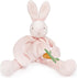 Bunnies By The Bay "Blossom" Bunny Silly Buddy - Plush Toy with Velcro Loop, 10"