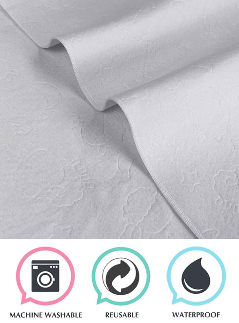 2 Pack 52" 28" American Baby Company Waterproof Flat Crib Mattress Pad Cover x - Quilted, Noiseless, Soft & Breathable