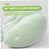 Pregnancy Support Pillow Shaped Maternity Cushion for Side Sleeping Abdominal and Lumbar Support for Travel Office