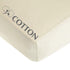 American Baby Company 100% Natural Cotton Fitted Crib Sheet, 52" x 28", Ecru, for Boys and Girls