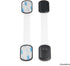 Child Safety Locks (Black) | Set of 6 to Prevent Injury and Opening Doors, Cabinets, Toilet Seats