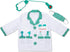 Melissa & Doug Doctor Costume, Pretend Play Dress Up Set (8-Pc) Stethoscope,