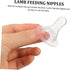 Happyyami 30 Pcs Lamb Silicone Pacifier Teats for Livestock Feeding