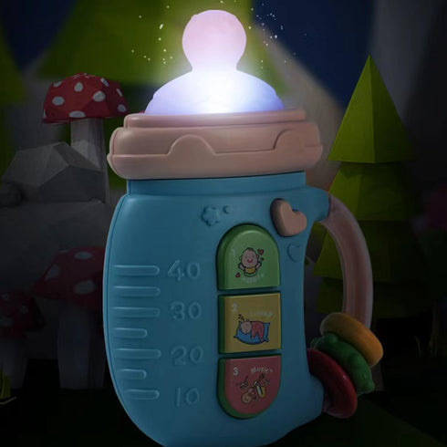 Baby Musical Toy 18M+ - Cute Light Up Music Baby Bottle, Early Learning Educational Toy for 2-3 Years Old