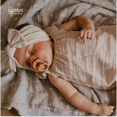 Pack 3 100% Set Parker Baby Co. Swaddle Blankets - of of Cotton Muslin Swaddle Blankets for Baby Boys and Girls