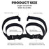 Zoanchig 2-Point Baby High Chair Straps, Adjustable Safety Strap Replacement, Compatible, Safety Harness, Suitable