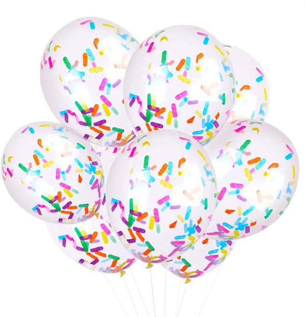 Party Balloon Birthday Balloons Pack, Ice Cream Sprinkle Balloons (24PCS)