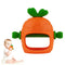 Chuya Silicone Baby Teething Toys Teether for Babies 0-24 Months Carrot Hand
