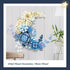 speycer Set, Blue Moon Flower Bouquet Building Botanical Collection Artificial Flowers Building Blocks, Compatible