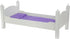 Olivia's Little World 18 in. Doll Wooden Convertible Bunk Bed, Gray, Pink, and Purple, Stacked or Unstacked