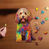 150 5 Labradoodle Dog Wooden Jigsaw Adult Puzzle by Nestologi, Unique Animal Puzzle, Goldendoodle Gift for Family
