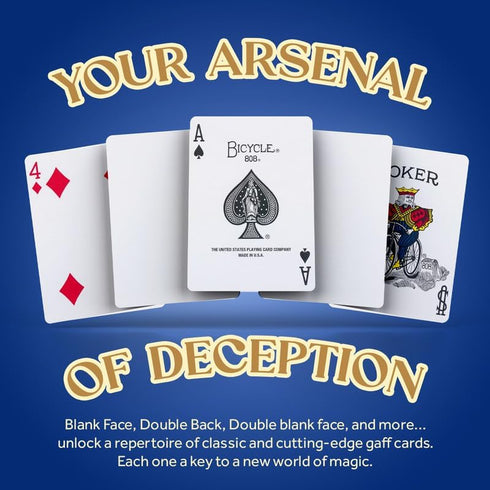 Bicycle Rider Back Gaff Playing Card Decks - Ultimate Mixed Gaff Deck