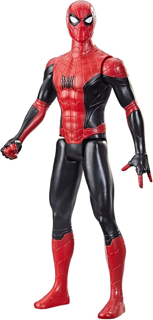 Spider-Man Marvel Titan Hero Series 12-Inch Action Figure Toy, New Red and Black Suit for Kids Ages 4+