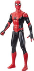 Spider-Man Marvel Titan Hero Series 12-Inch Action Figure Toy, New Red and Black Suit for Kids Ages 4+