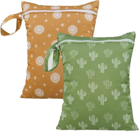 Happy Flute HappyFlute 2pcs Waterproof Bag Set - Cactus & Animal Pattern Wet/Dry Bag