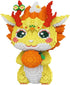 HONLANCH Animal Orange Dragon Micro Building Blocks Set, 13500 PCS Gift for Adults and Kids