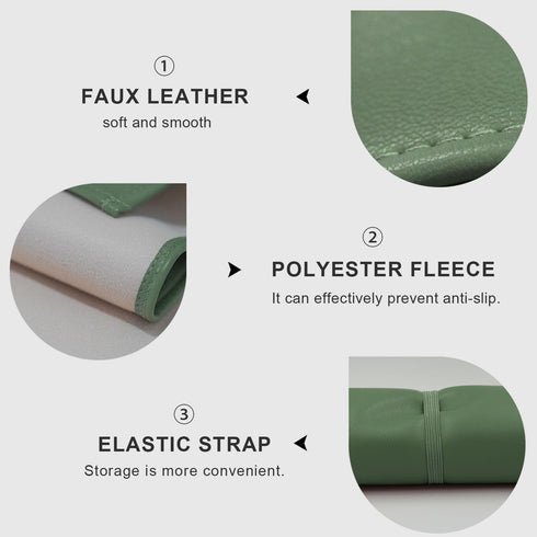 2 Pack (67-13) Portable Diaper Changing Pad for Baby, Wipeable Baby Changing Mat for Travel or Home, Foldable Mat Fits