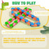 24PCS 11 inch (12 Wacky Tracks Fidget Toys, Sensory Snake Chains for Autism ADHD Stress Relief, Travel Train Plane