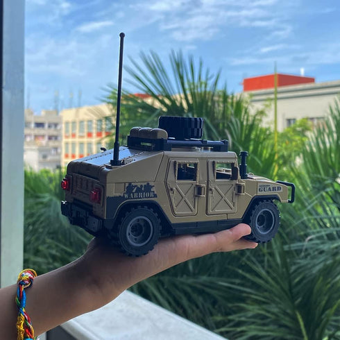 Military Vehicle Building Blocks Playsets, 4 in 1 Army Truck Building Kit for Kids, Army Vehicles Toys
