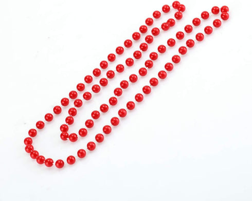 BinaryABC Neon Beads Beaded Necklace for 70s 80s Halloween Party Dress Accessories 6pcs (6 colors)