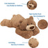 Weighted Stuffed Animals, 3.3 lbs Weighted Bear Plush Toy, 19.6 inch Throw Pillow