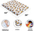 FIGEPO 4 Pack Set Baby Boy Crib Sheets Soft Fitted Baby Boy Mattress Covers Construction Truck or Dinosaur Theme