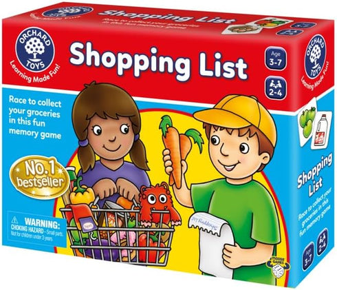 Orchard Toys Moose Games Shopping List, Fun Memory Game for 2-4 Players Ages 3-7