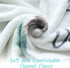 Baby Monthly Milestone Blanket for Boys & Girls, Soft Flannel Photography Background Prop, Mountain Design