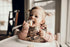 Three Little Tots Modern Silicone Baby Bib - Adjustable Fit Waterproof Catch Bibs for Mealtime