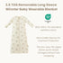 2.5 Cozy AnZai TOG Baby Sleep Sack, Super Warm Quilted Wearable Blanket with Removable Sleeves, Winter Toddler Sleeping
